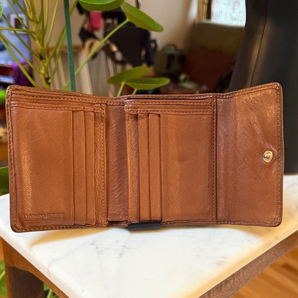 Dooney & Bourke Chestnut Leather Wallet - Picture 3 of 8